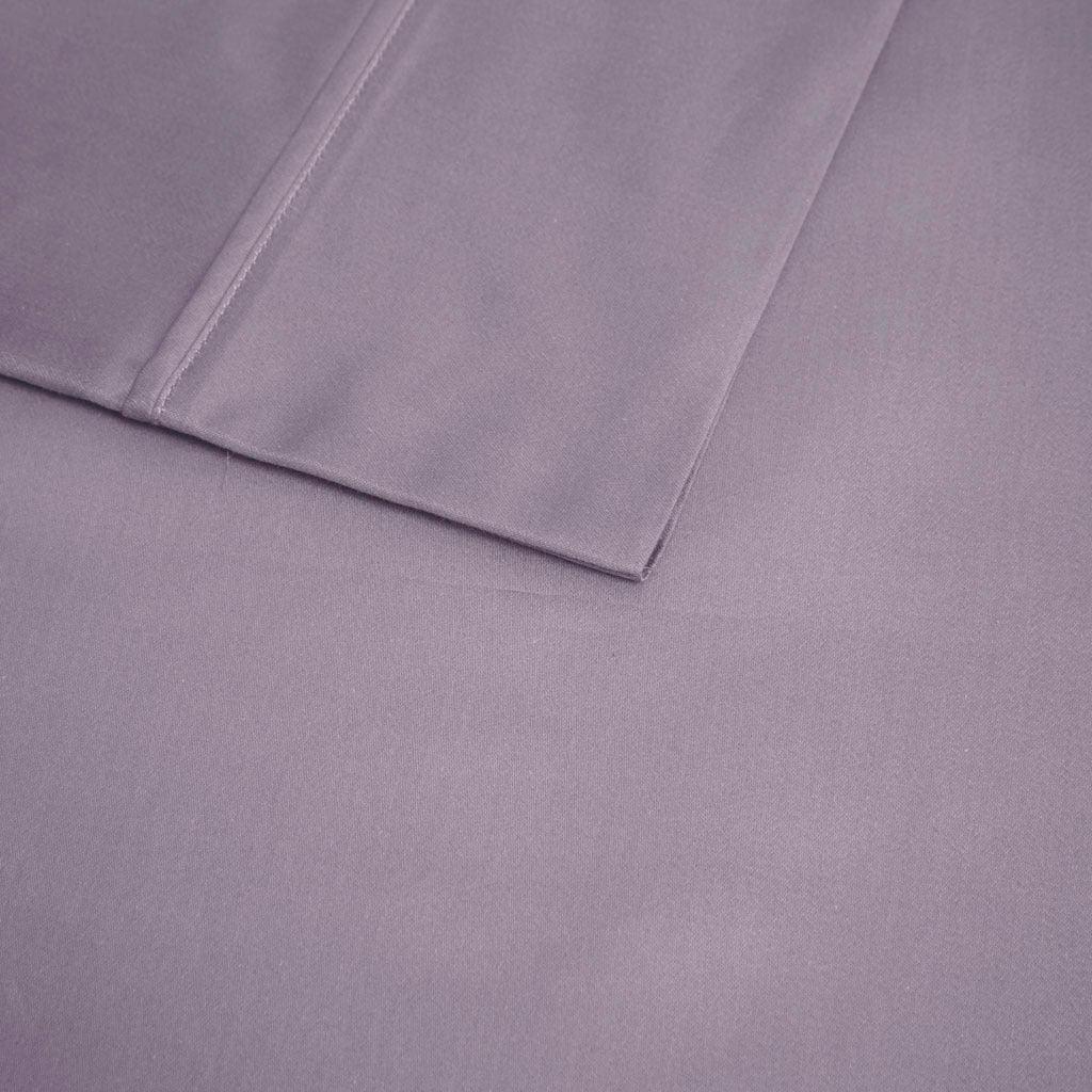 Olliix.com Sheets & Sheet Sets - 600 Thread Count California King Sheet Set Purple