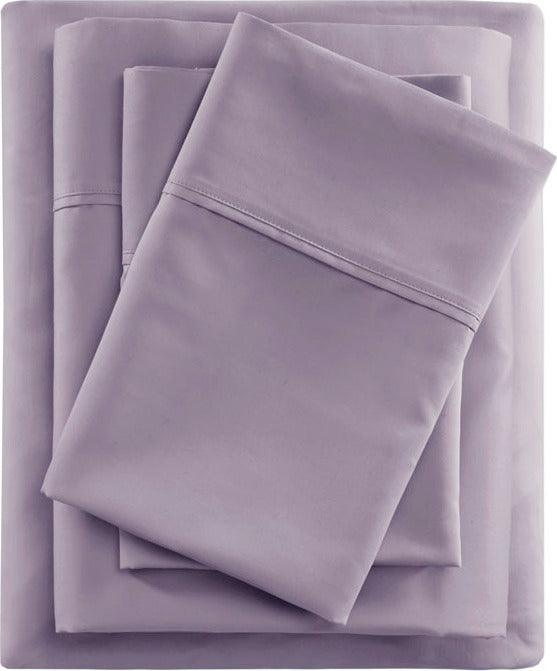 Olliix.com Sheets & Sheet Sets - 600 Thread Count California King Sheet Set Purple