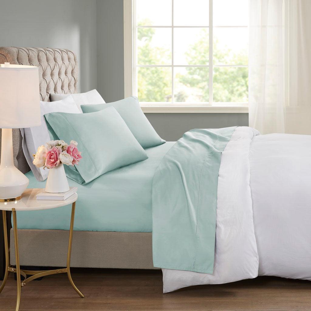 Olliix.com Sheets & Sheet Sets - 600 Thread Count California King Sheet Set Seafoam