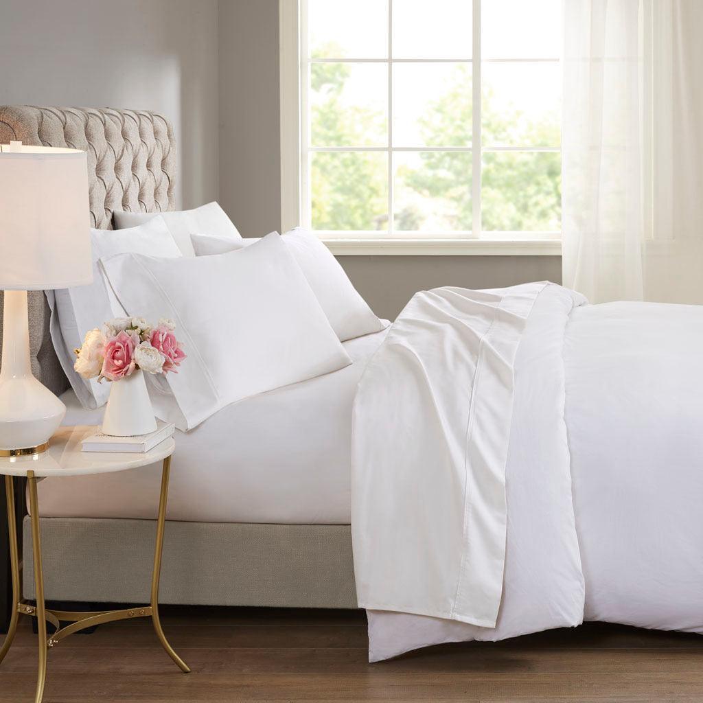 Olliix.com Sheets & Sheet Sets - 600 Thread Count California King Sheet Set White