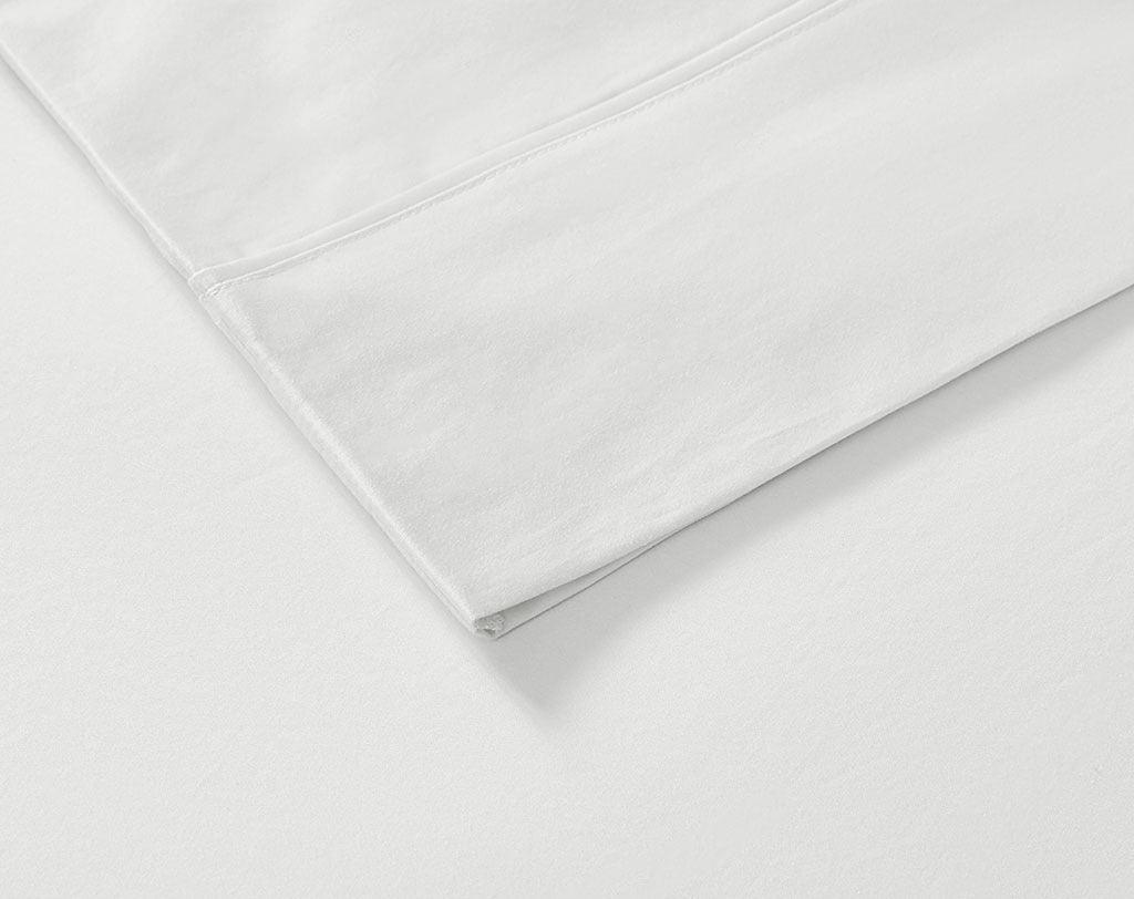 Olliix.com Sheets & Sheet Sets - 600 Thread Count Queen 102" Sheet Set White