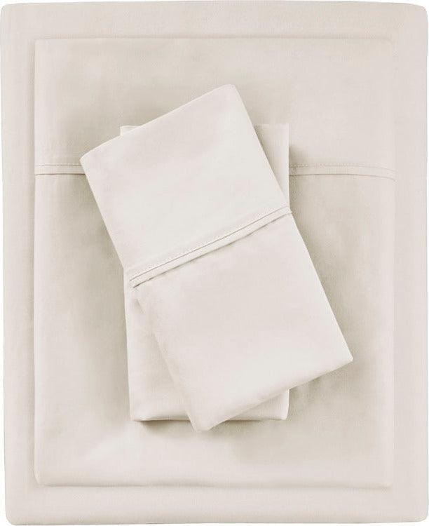 Olliix.com Sheets & Sheet Sets - 700 Thread Count California King Sheet Set Ivory