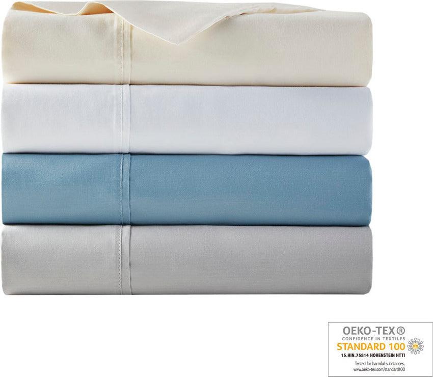 Olliix.com Sheets & Sheet Sets - 700TC TriBlend Anti-microbial 4 Piece sheet set King Ivory