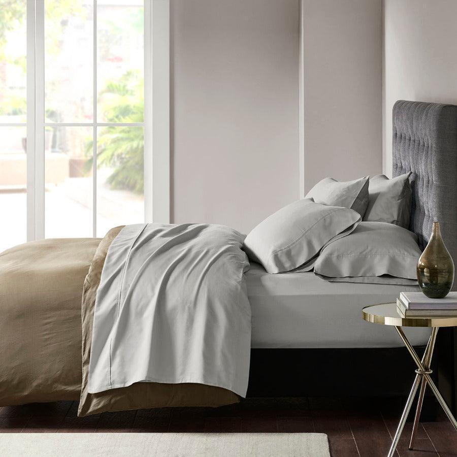 Olliix.com Comforters & Blankets - 800 Queen Thread Count Cotton Blend Sateen Sheet Set Navy