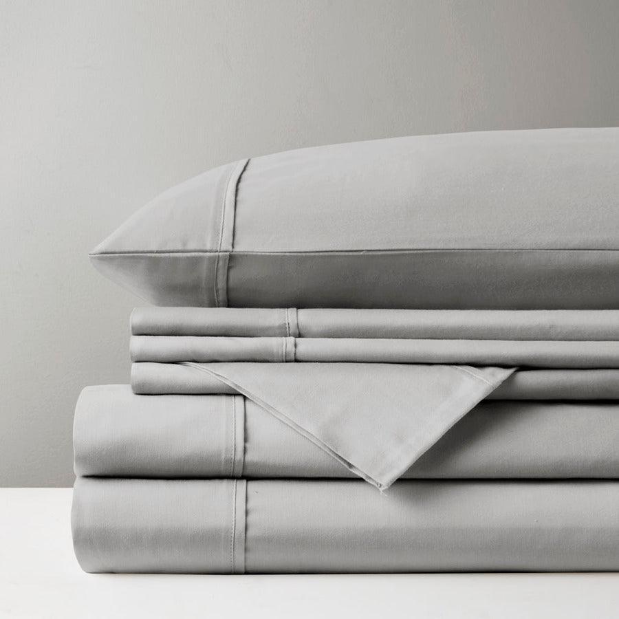 Olliix.com Comforters & Blankets - 800 Queen Thread Count Cotton Blend Sateen Sheet Set Navy