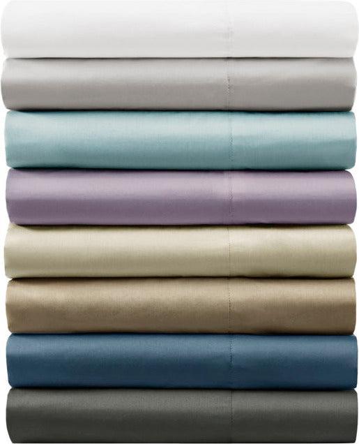 Olliix.com Comforters & Blankets - 800 Queen Thread Count Cotton Blend Sateen Sheet Set Navy