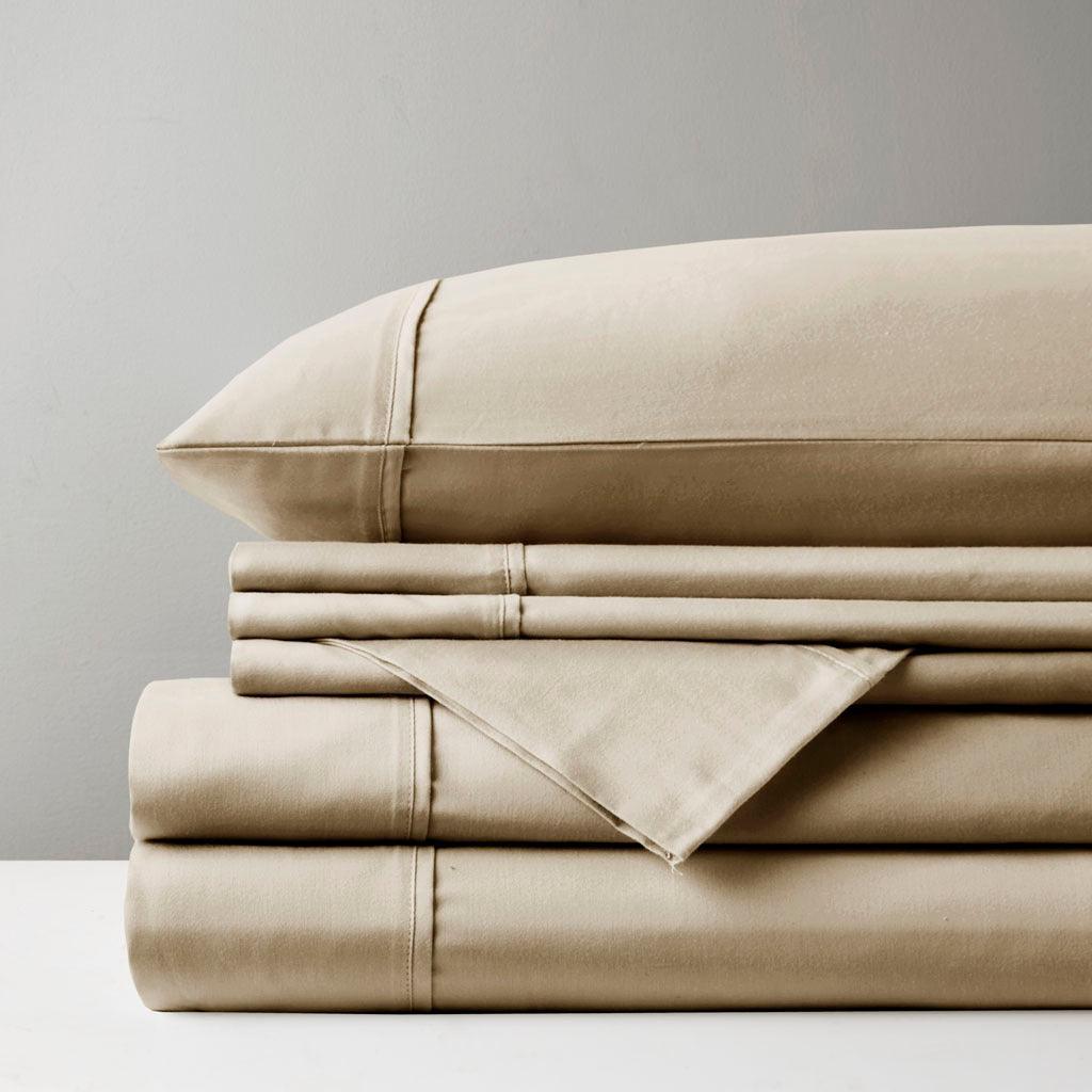 Olliix.com Sheets & Sheet Sets - 800 Thread Count King Sheet Set Khaki