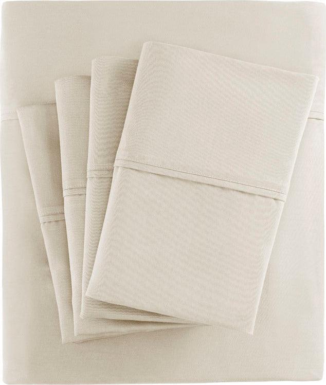 Olliix.com Sheets & Sheet Sets - 800 Thread Count Queen Sheet Set Ivory