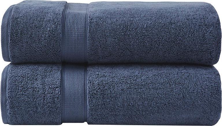 Olliix.com Bath Towels - 800gsm Bath Towel Dark Blue