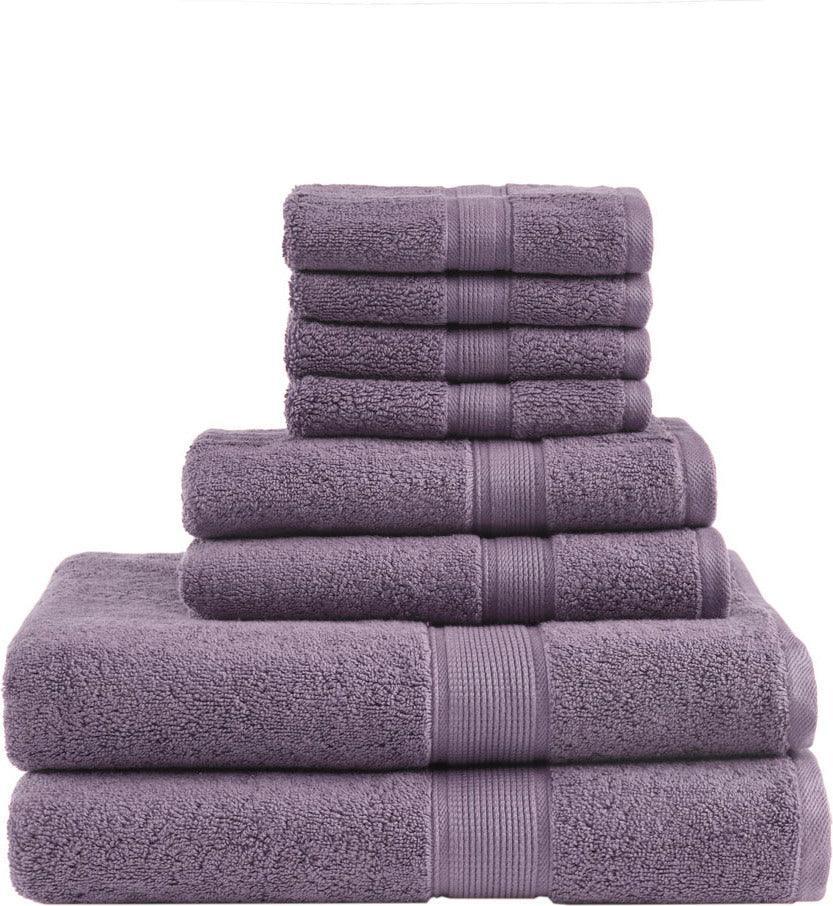 Olliix.com Bath Towels - 800GSM Bath Towel Light Purple