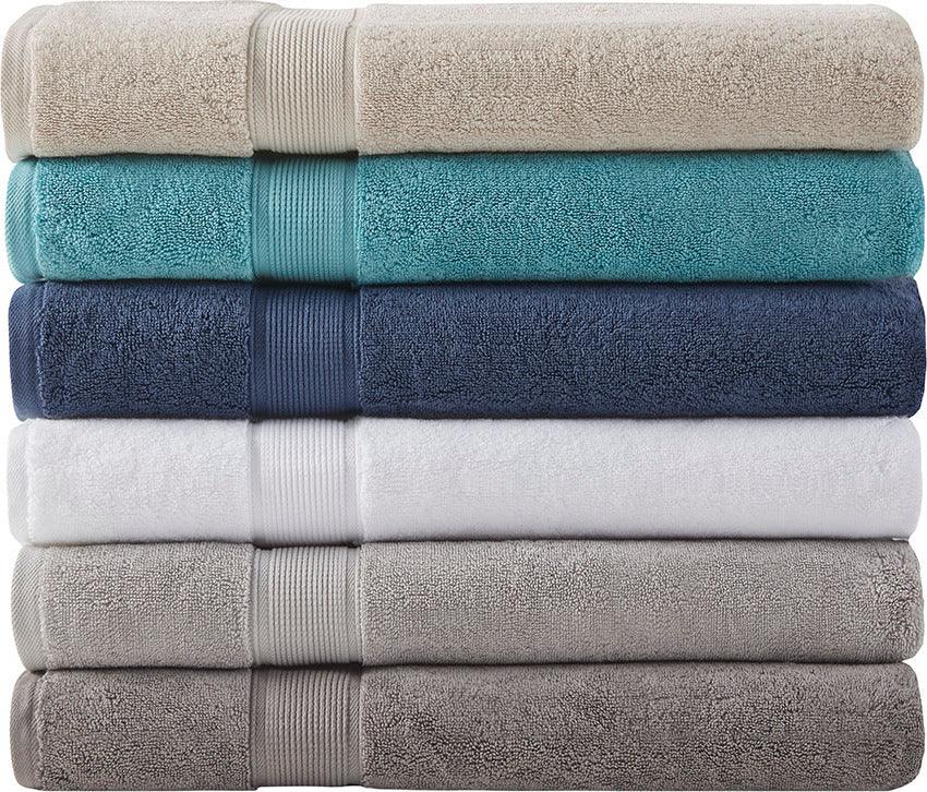 Madison Park Signature 800GSM Natural 100% Cotton Bath Sheet Set