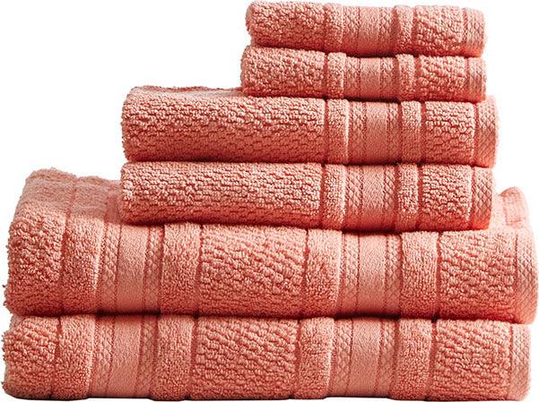 Better Homes & Gardens Signature Soft 6 Piece Solid Towel Set, Soft Silver