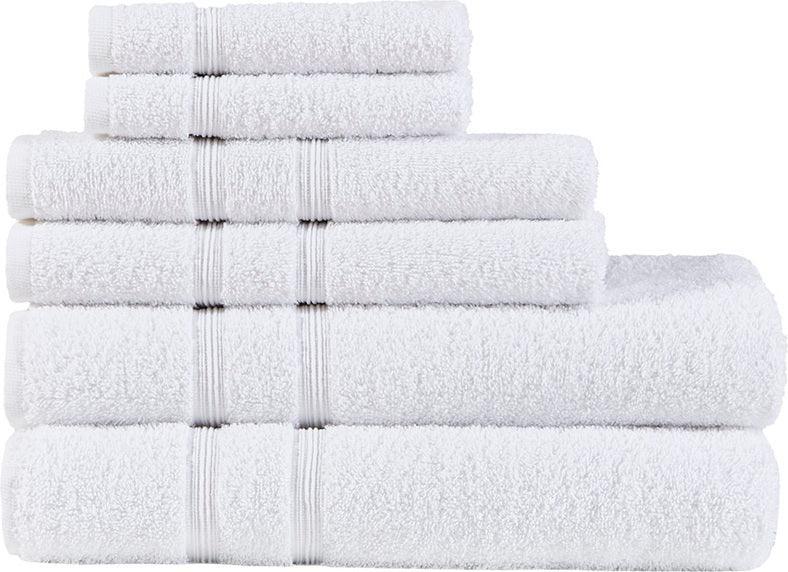 Ultra 6-Piece 100 Percent Cotton Towel Set 