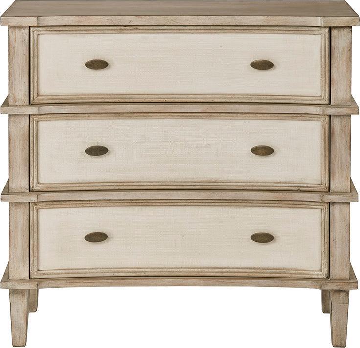 Olliix.com Chest of Drawers - Alcott 3 Drawer Chest Natural & Cream