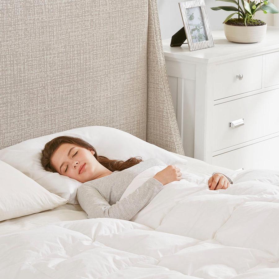 Olliix.com Comforters & Blankets - All Full/Queen Season Oversized 1 Cotton Down Comforter White