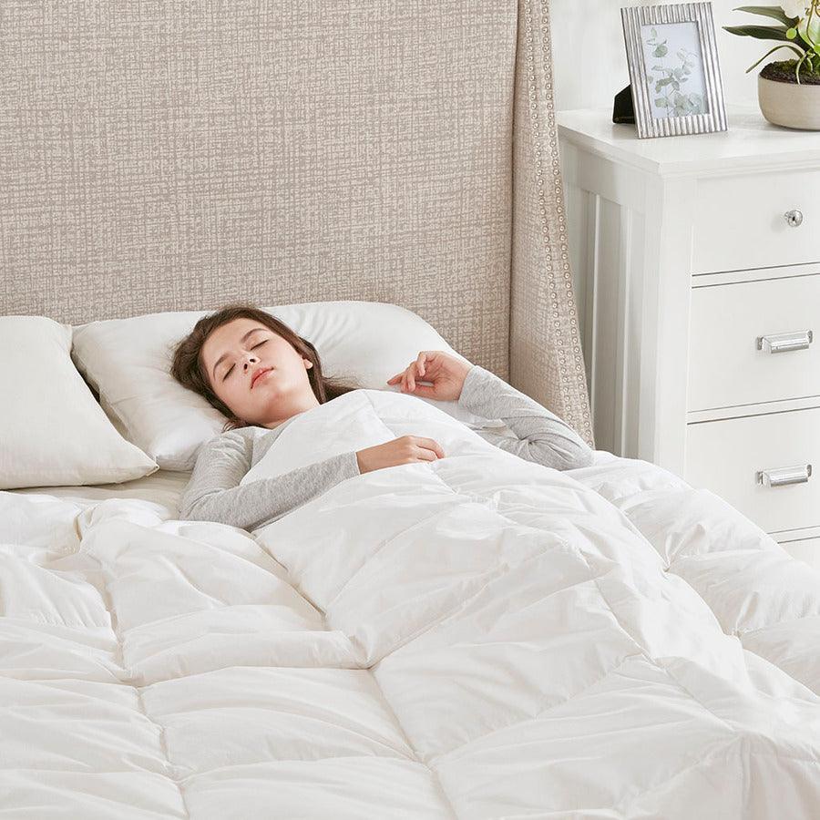 Olliix.com Comforters & Blankets - All Full/Queen Season Oversized 1 Cotton Down Comforter White