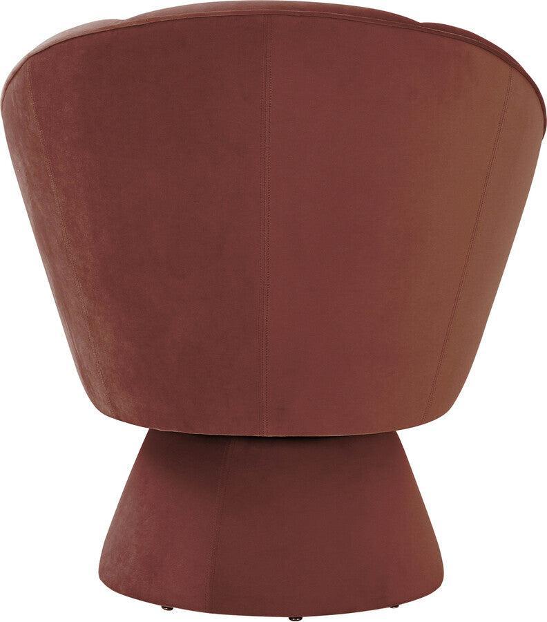 Salmon velvet chair hot sale