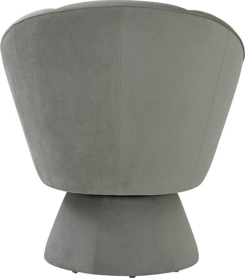 Tov Furniture Accent Chairs - Allora Grey Accent Chair Gray