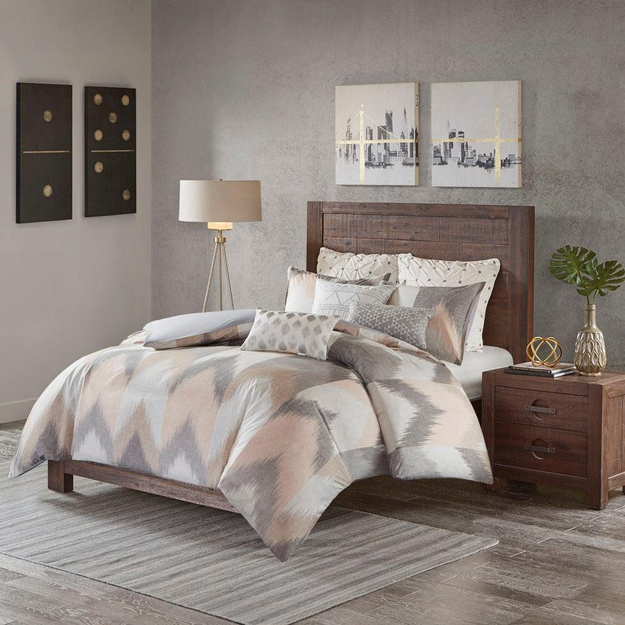 Olliix.com Comforters & Blankets - Alpine King/California King Cotton Comforter Mini Set Blush