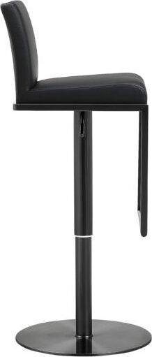 Tov Furniture Barstools - Amalfi Black on Black Steel Barstool