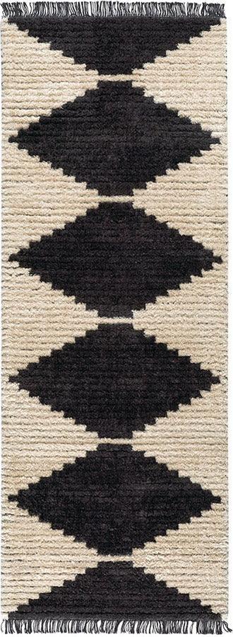 5'x7' Jasile Washable Outdoor Rug Ivory/Black - Linon in 2023