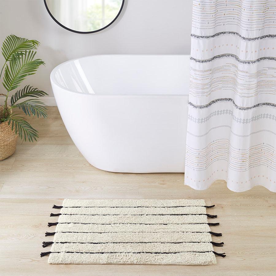 TrendSetter Homez Dakar Stripe 100% Cotton Hand Tufted Elite Bath Rugs –  Queenzliving