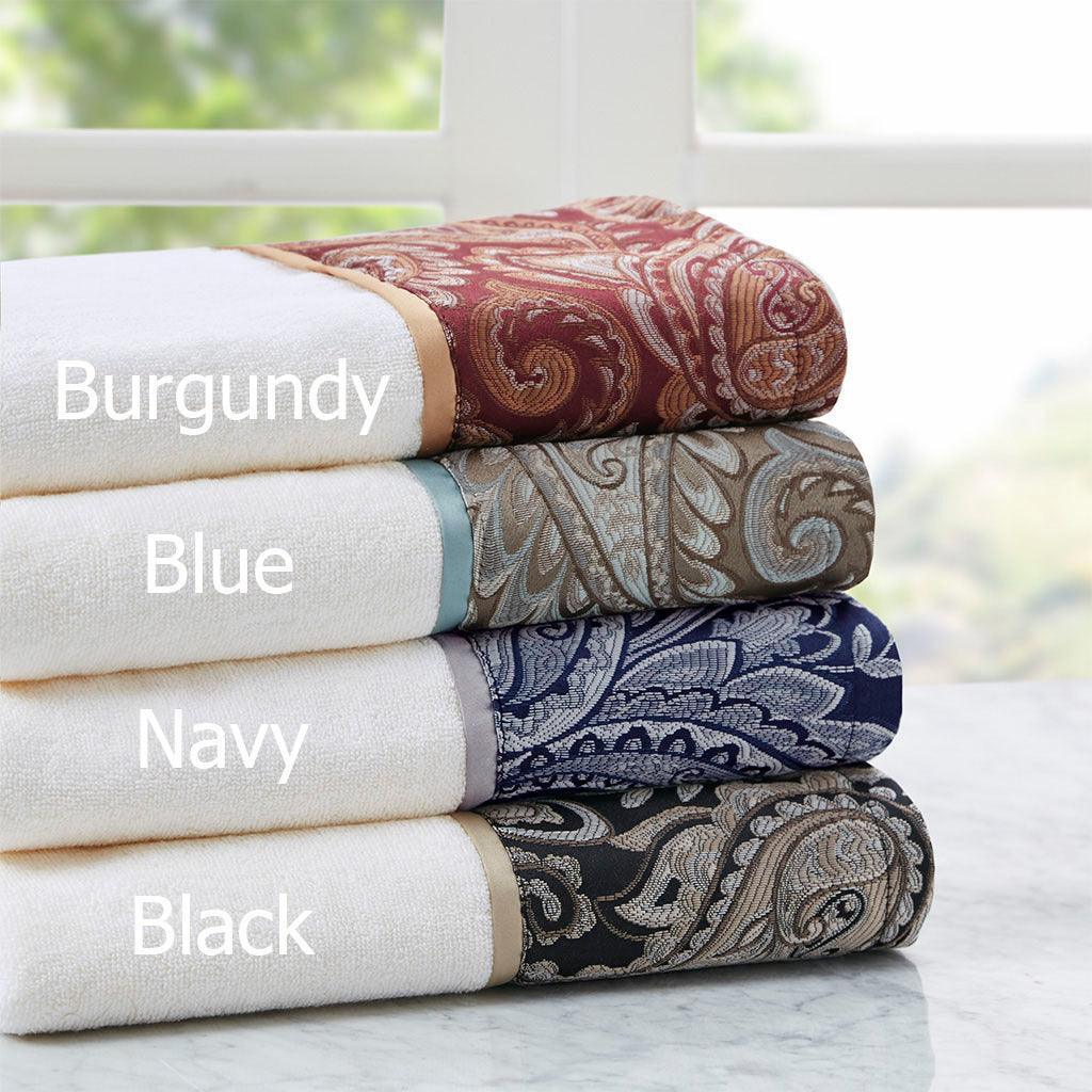 Olliix.com Bath Towels - Aubrey Bath Towel Navy