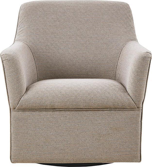 Olliix.com Accent Chairs - Augustine Swivel Glider Chair Gray