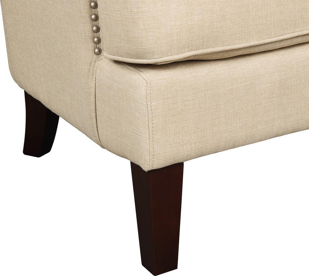 Elements Accent Chairs - Avery Accent Arm Chair Natural