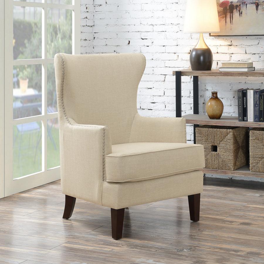 Elements Accent Chairs - Avery Accent Arm Chair Natural