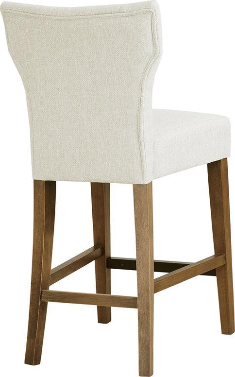 Olliix.com Barstools - Avila Tufted Back Counter Stool Cream