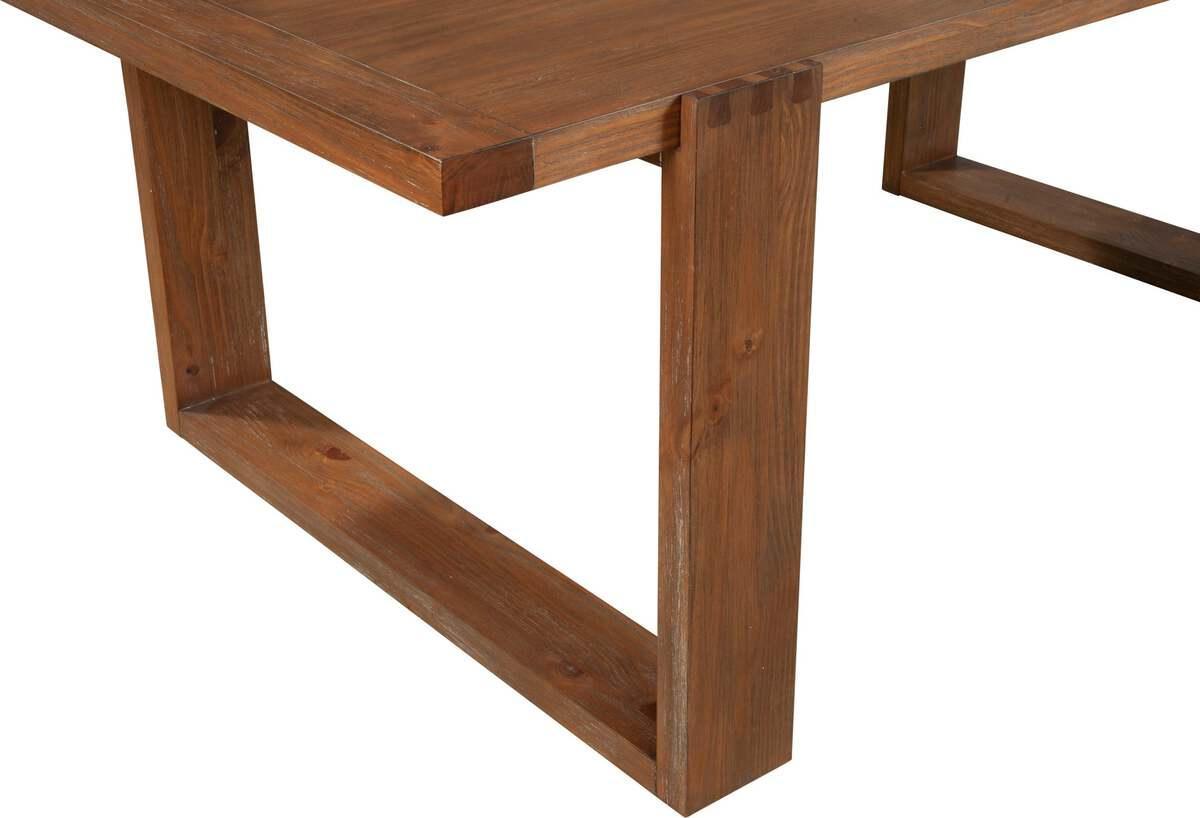 Alpine Furniture Dining Tables - Ayala Dining Table Antique Cappuccino