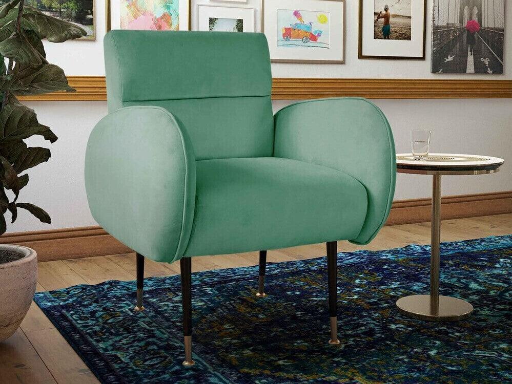 Mint green swivel discount chair