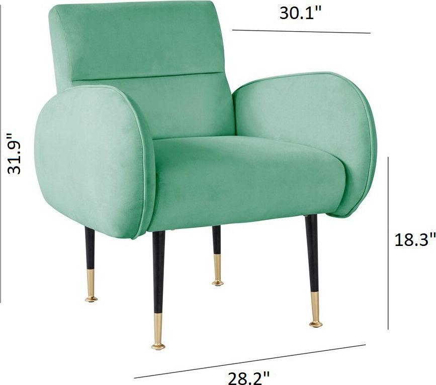 Tov Furniture Accent Chairs - Babe Chair Mint Green