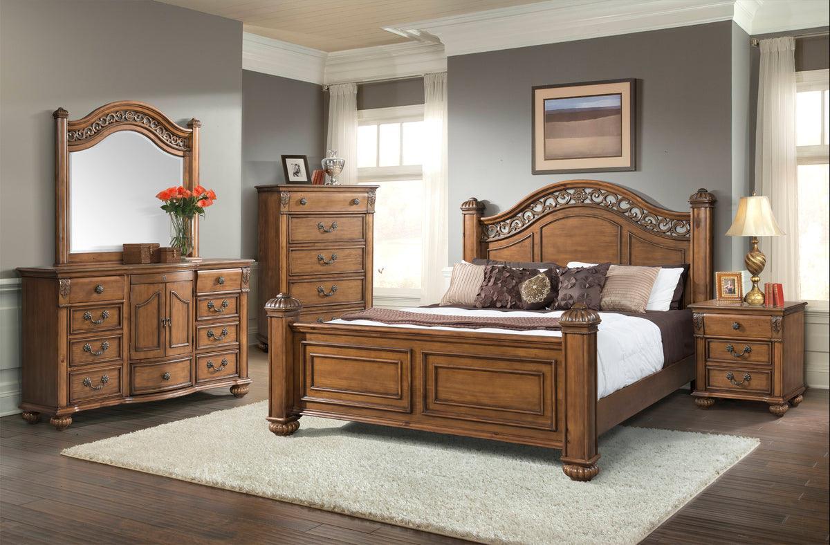 Shop Picket House Furnishings Barrow Queen Poster Bed Beds CasaOne