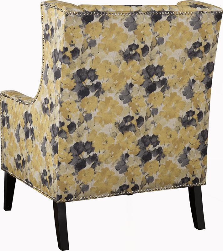 Olliix.com Accent Chairs - Barton Wing Chair Yellow