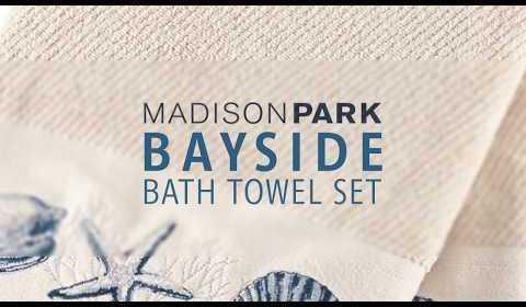 Bayside Shells Embroidered Bath Towel Set