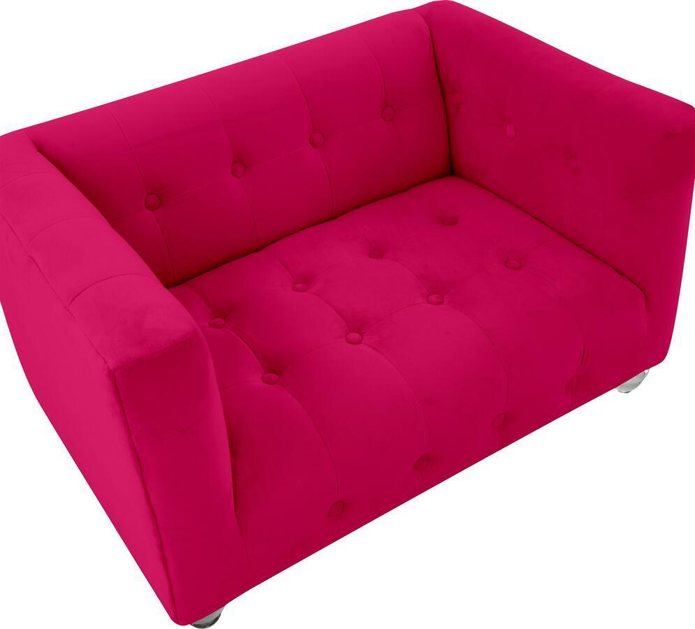 Bea pink 2024 velvet sofa