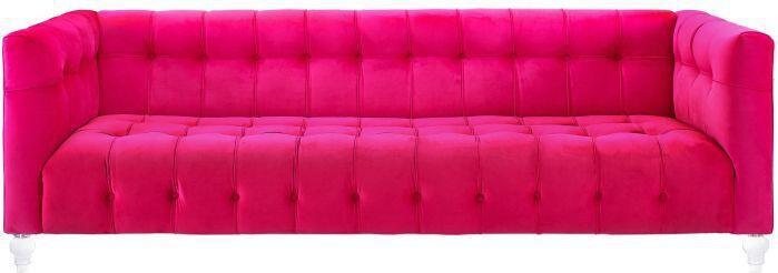 Tov Furniture Sofas & Couches - Bea Pink Velvet Sofa