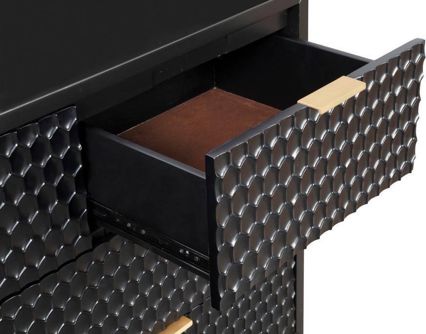 Alpine Furniture Dressers - Black Pearl Dresser