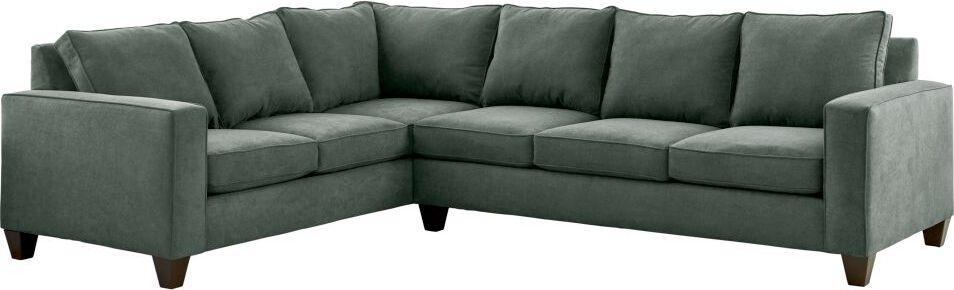 Elements Sectional Sofas - Boha Sectional Set in Jessie Charcoal Charcoal