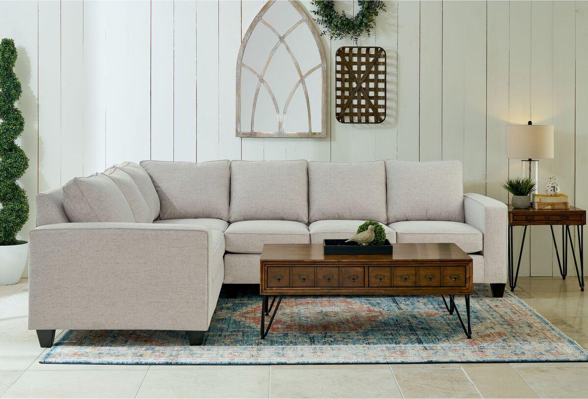 Elements Sectional Sofas - Boha Sectional Set in Sincere Biscotti Biscotti