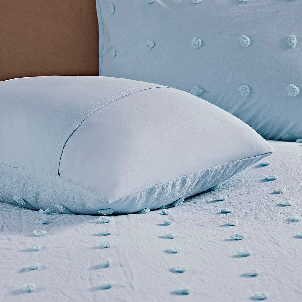 Olliix.com Comforters & Blankets - Brooklyn King/Cal King 7-Piece Comforter Set Blue