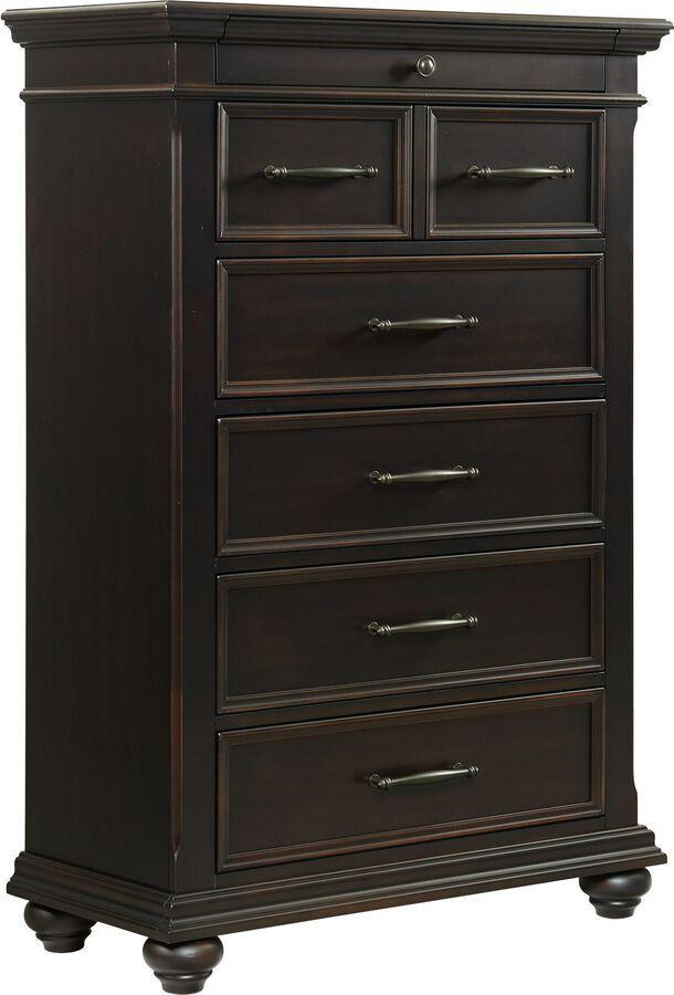 Shop Picket House Furnishings Brooks 6-Drawer Chest in Black | Chest of ...