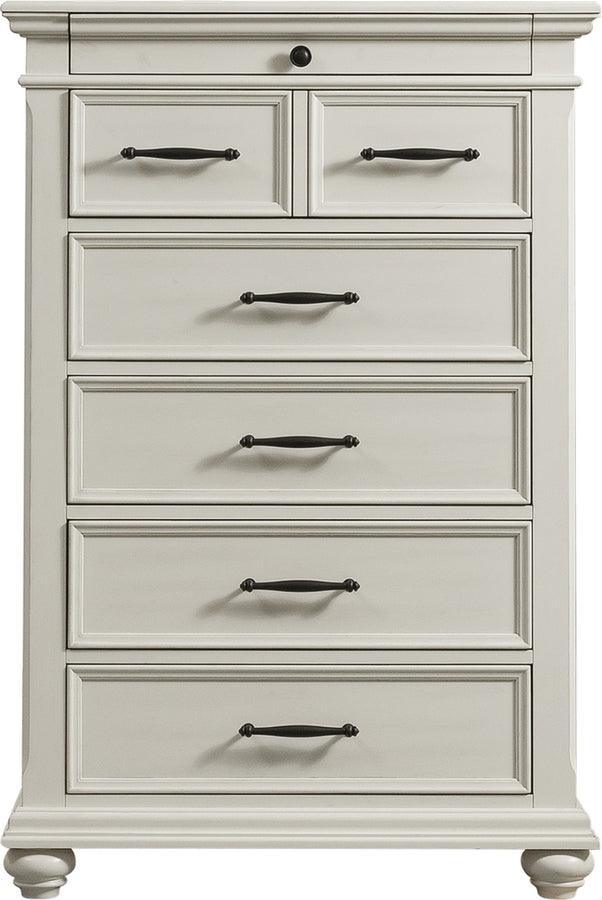 Elements Chest of Drawers - Brooks 6-Drawer Chest White