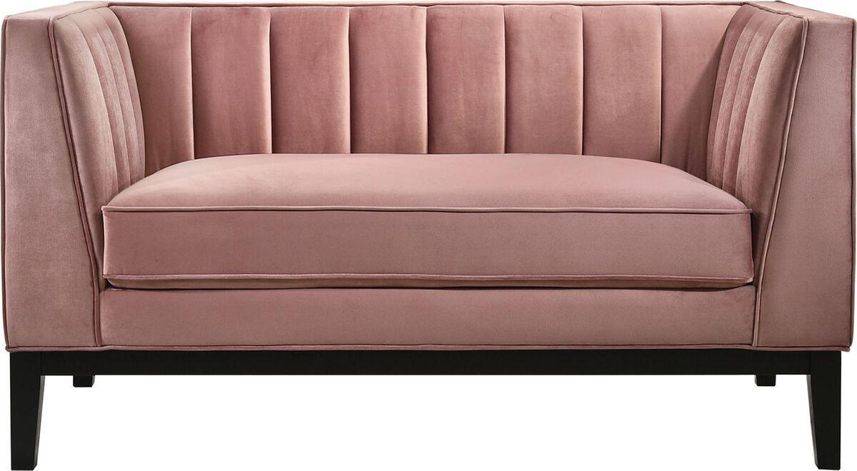 Elements Loveseats - Calabasas Loveseat in Rose Marine Rose