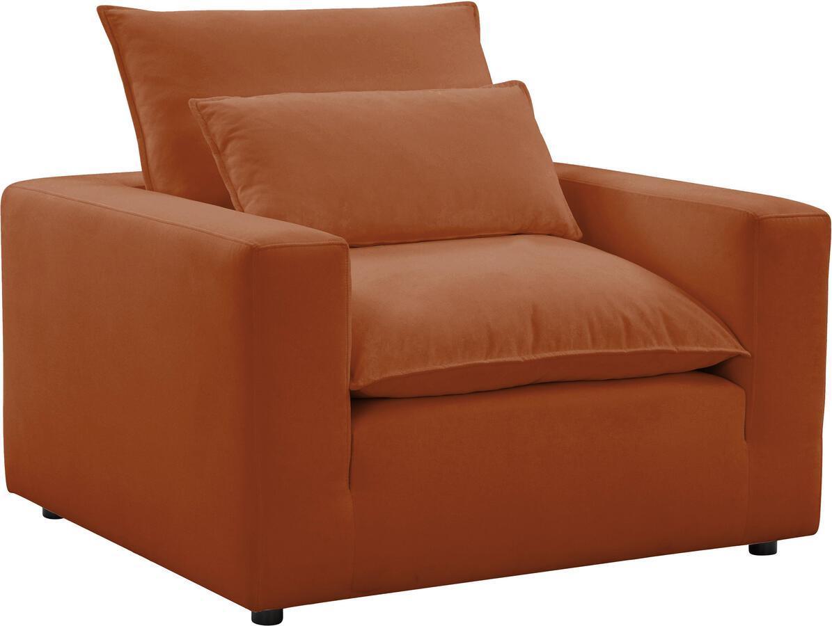 Tov Furniture Accent Chairs - Cali Rust Arm Chair Rust