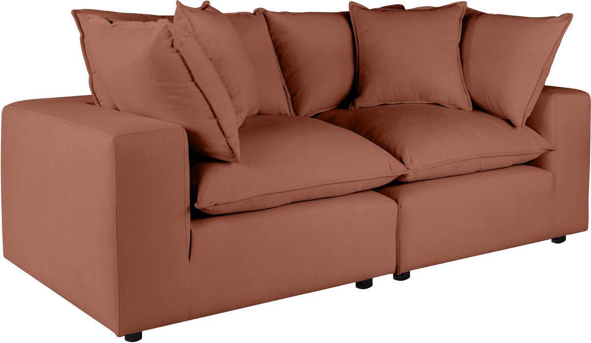 Tov Furniture Loveseats - Cali Rust Modular Loveseat