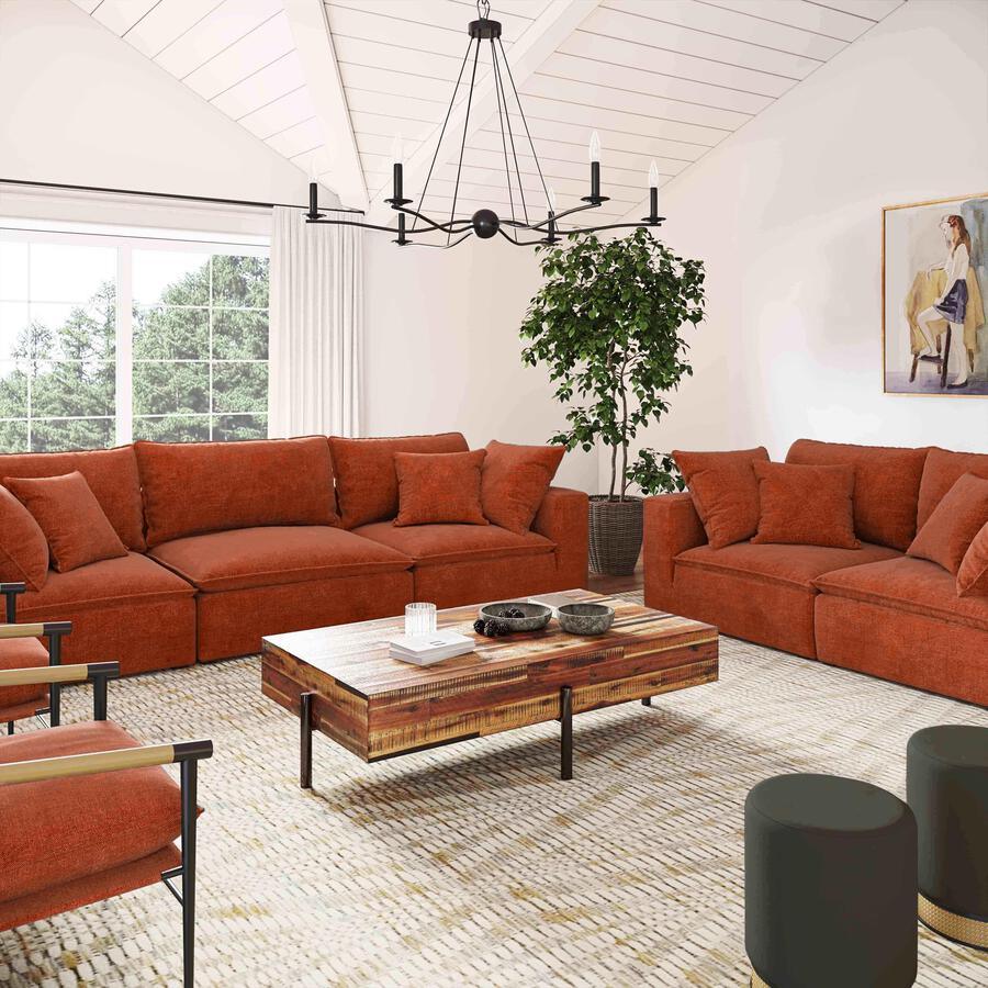 Tov Furniture Loveseats - Cali Rust Modular Loveseat