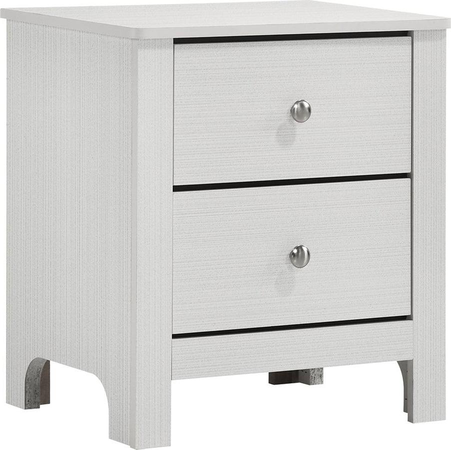 Elements Bedroom Sets - Camila Youth Full 5PC Bedroom Set in White White